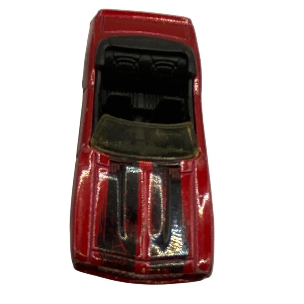 Hot Wheels 1969 Chevy Camaro Convertible Red Black Stripes Diecast‎ Car 1/64